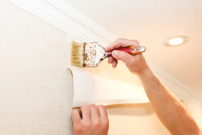 Pose de papier peint à Estipouy — revêtements muraux et toiles de verre
